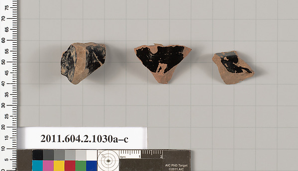 Terracotta fragments of oinochoai (jugs)