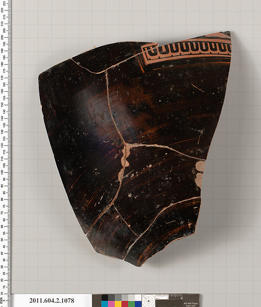 Terracotta fragment of a hydria (water jar)
