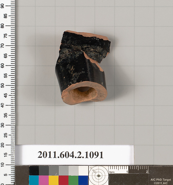 Terracotta fragment of a lekythos (oil flask)