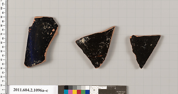 Terracotta fragments of lekythoi (oil flasks)