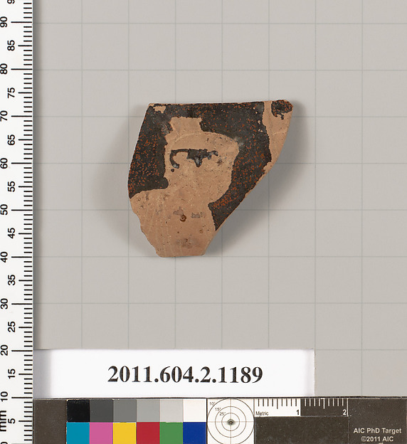 Terracotta fragment from an undetermined shape