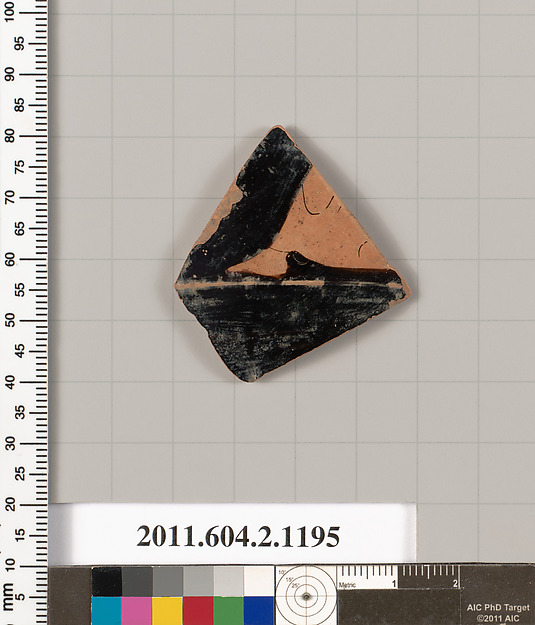 Terracotta fragment of an oinochoe: chous (jug)?