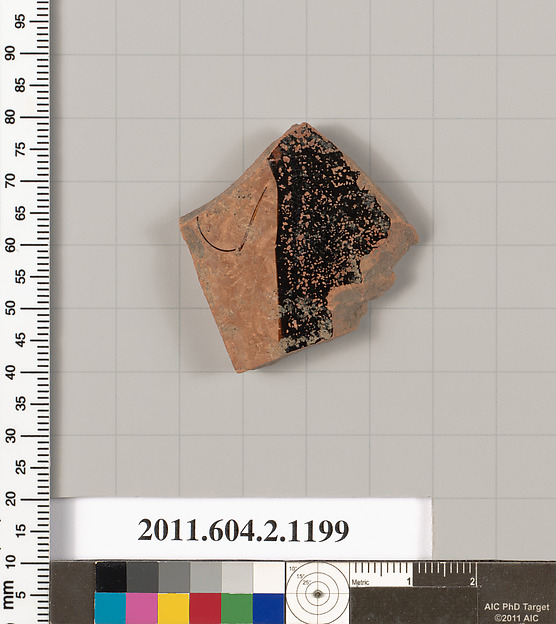 Terracotta fragment from an open shape
