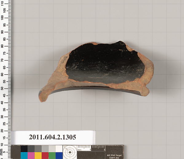 Terracotta fragment of a skyphos (deep drinking cup)