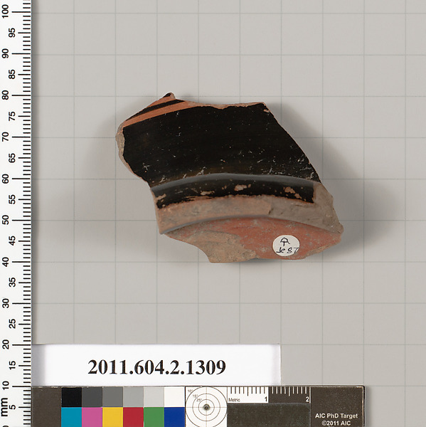 Terracotta fragment of a skyphos (deep drinking cup)
