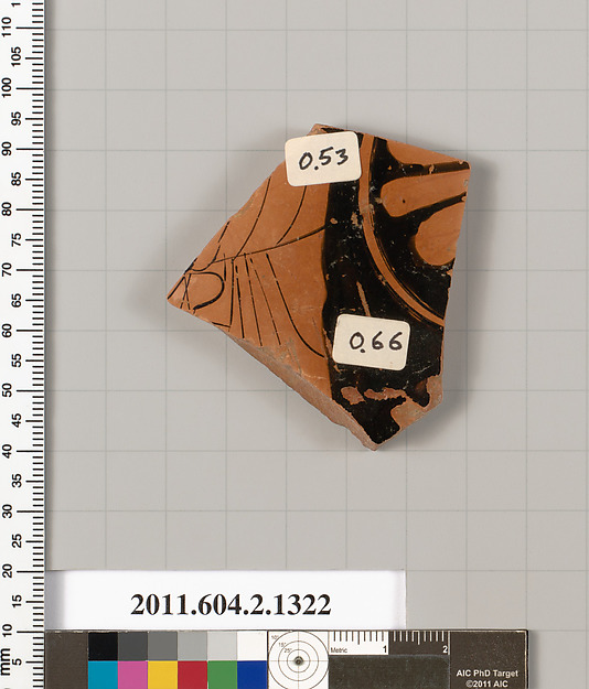 Terracotta fragment of a skyphos (deep drinking cup)