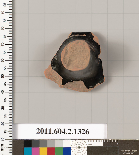 Terracotta fragment of a skyphos (deep drinking cup)