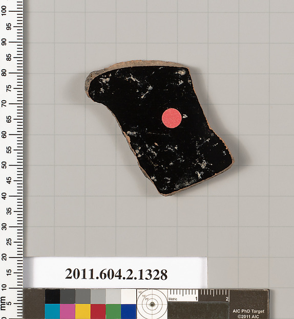 Terracotta fragment of a skyphos (deep drinking cup)