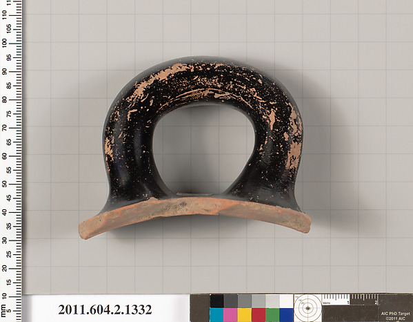 Terracotta fragment of a skyphos (deep drinking cup)