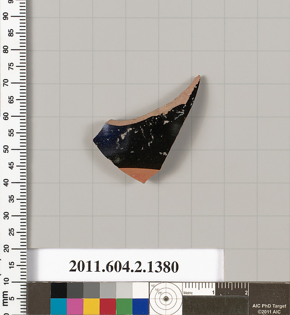 Terracotta fragment of a skyphos (deep drinking cup)