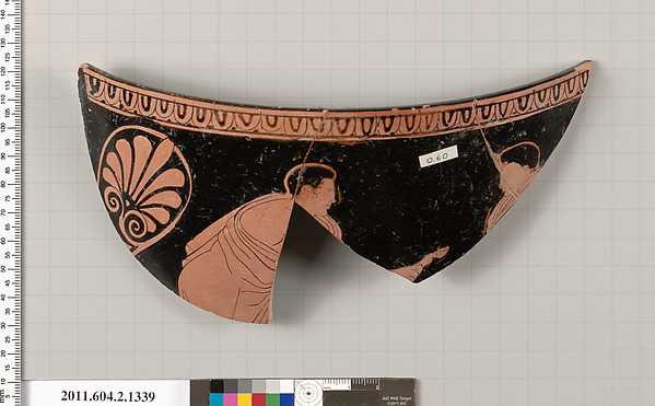 Terracotta fragment of a skyphos (deep drinking cup)
