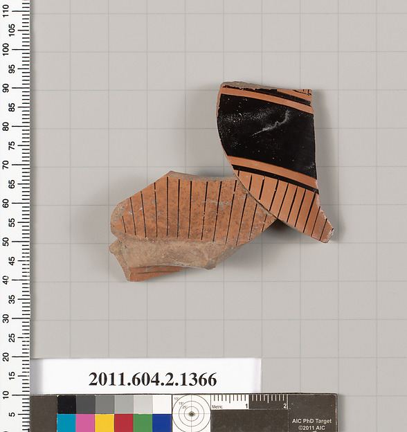 Terracotta fragment of a skyphos (deep drinking cup)