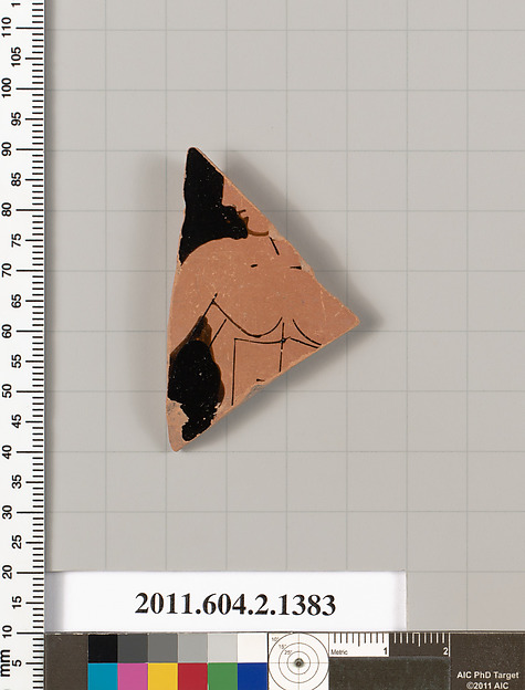 Terracotta fragment of a skyphos (deep drinking cup)
