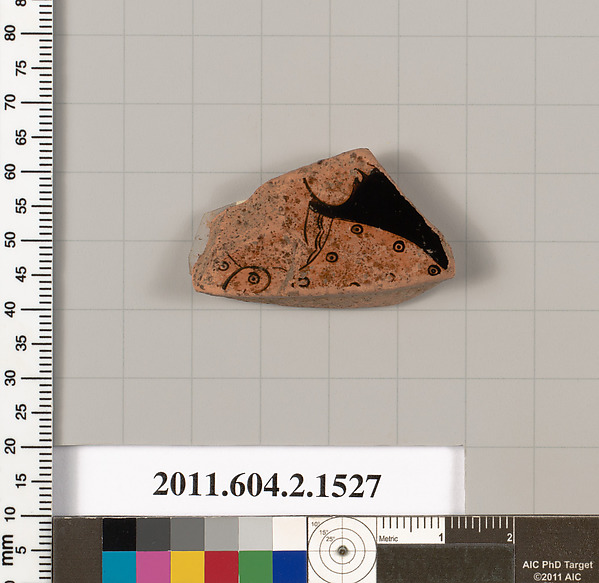 Terracotta fragment of a skyphos (deep drinking cup)
