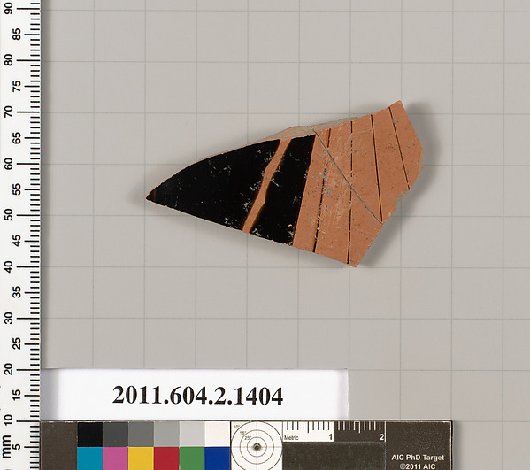 Terracotta fragment of a skyphos (deep drinking cup)