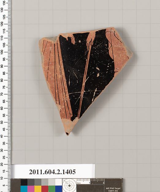 Terracotta fragment of a skyphos (deep drinking cup)