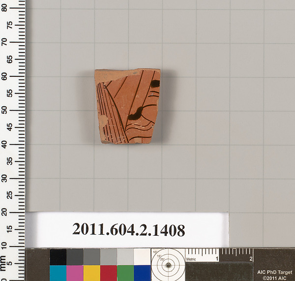 Terracotta fragment of a skyphos (deep drinking cup)