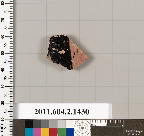 Terracotta fragment of a skyphos (deep drinking cup)