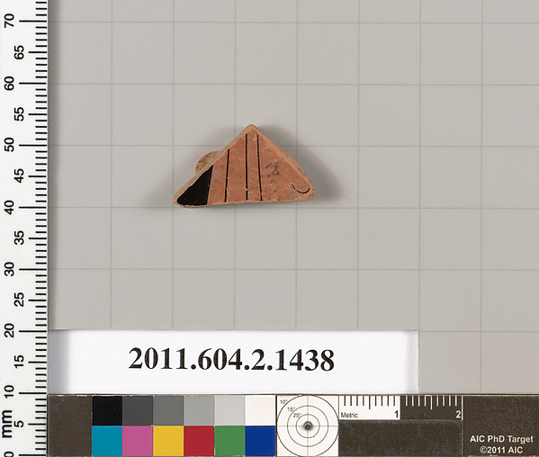 Terracotta fragment of a skyphos (deep drinking cup)