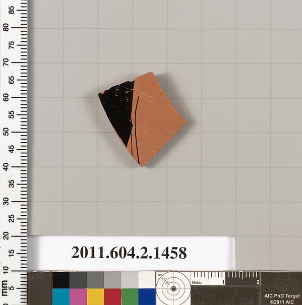 Terracotta fragment of a skyphos (deep drinking cup)