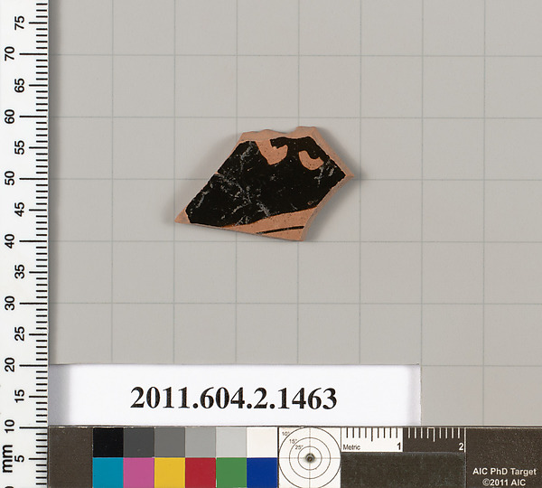 Terracotta fragment of a skyphos (deep drinking cup)