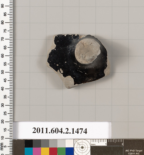 Terracotta fragment of a skyphos (deep drinking cup)?