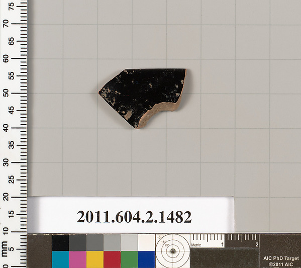 Terracotta fragment of a skyphos (deep drinking cup)