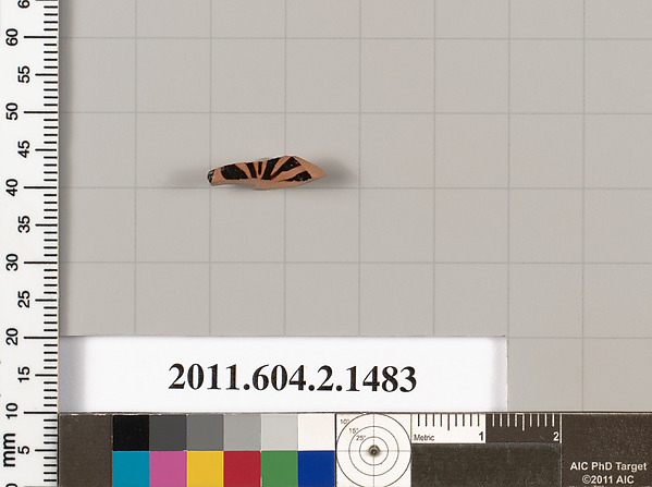 Terracotta fragment of a skyphos (deep drinking cup)