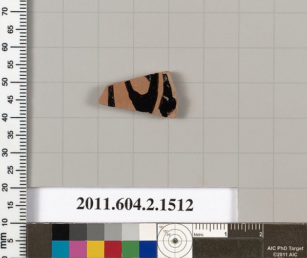 Terracotta fragment of a skyphos (deep drinking cup)
