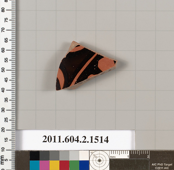 Terracotta fragment of a skyphos (deep drinking cup)