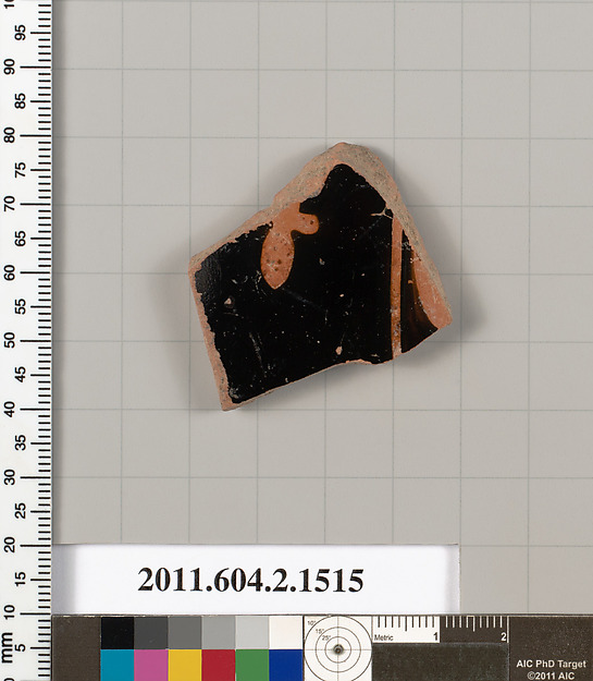 Terracotta fragment of a skyphos (deep drinking cup)
