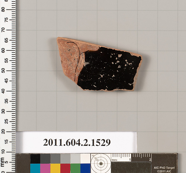 Terracotta fragment of a skyphos (deep drinking cup)