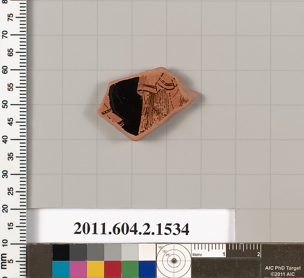 Terracotta fragment of a skyphos (deep drinking cup)