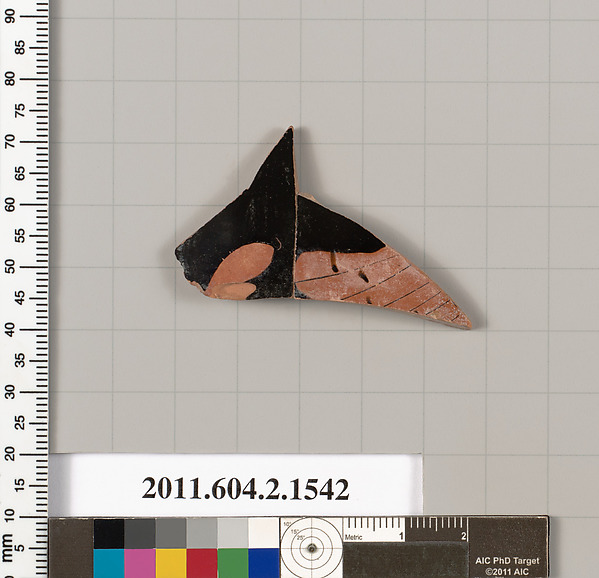 Terracotta fragment of a skyphos (deep drinking cup)