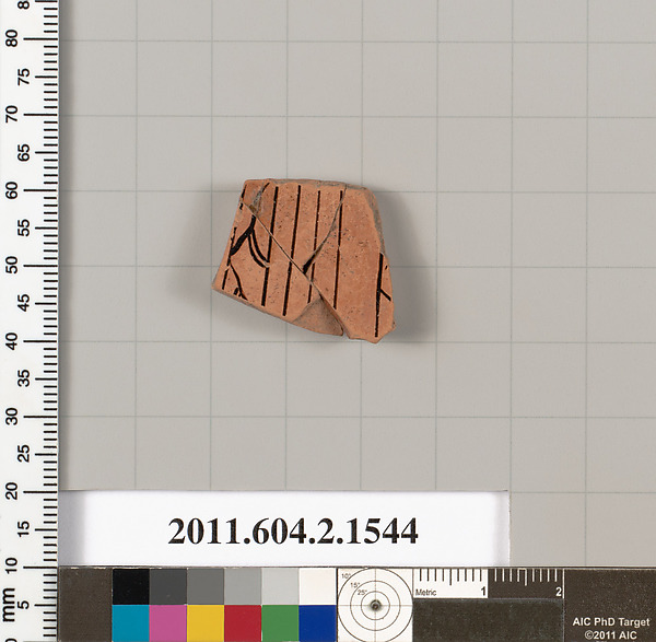 Terracotta fragment of a skyphos (deep drinking cup)