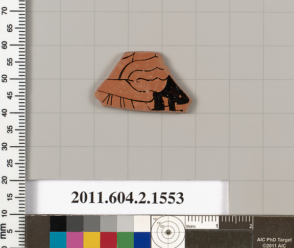 Terracotta fragment of a skyphos (deep drinking cup)