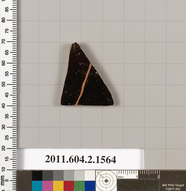 Terracotta fragment of a skyphos (deep drinking cup)