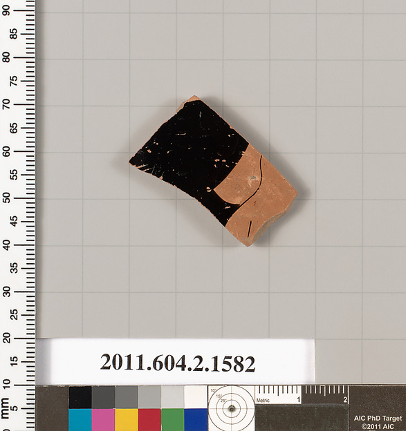 Terracotta fragment of a skyphos (deep drinking cup)
