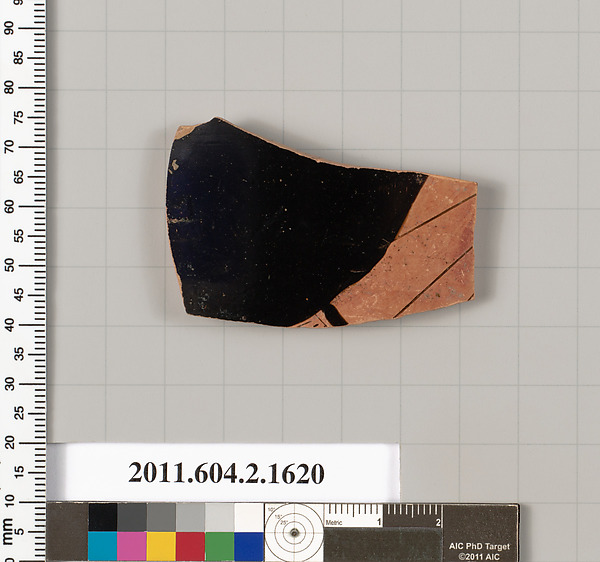 Terracotta fragment of a skyphos (deep drinking cup)