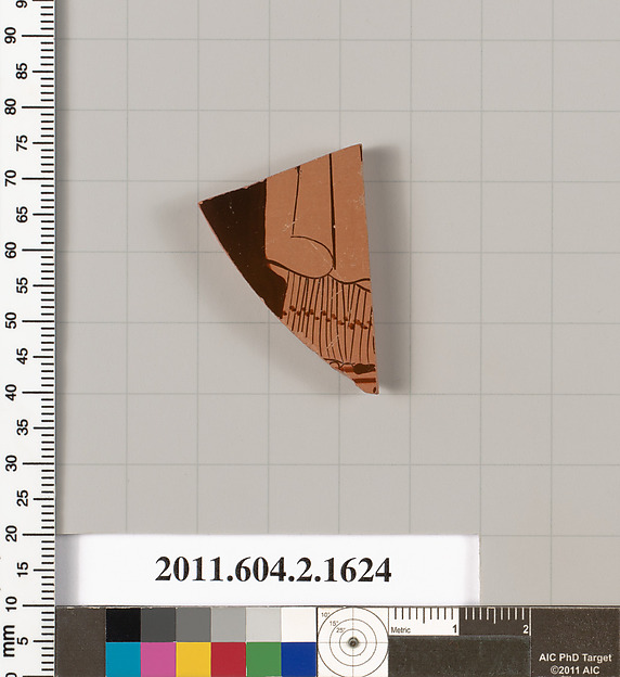 Terracotta fragment of a skyphos (deep drinking cup)