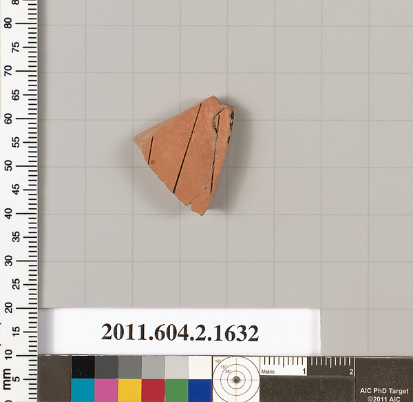 Terracotta fragment of a skyphos (deep drinking cup)