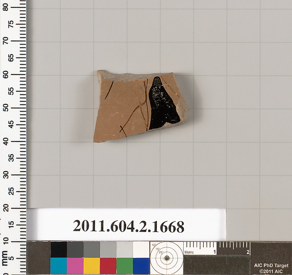 Terracotta fragment of a skyphos (deep drinking cup)