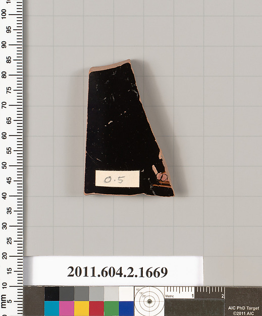 Terracotta fragment of a skyphos (deep drinking cup)