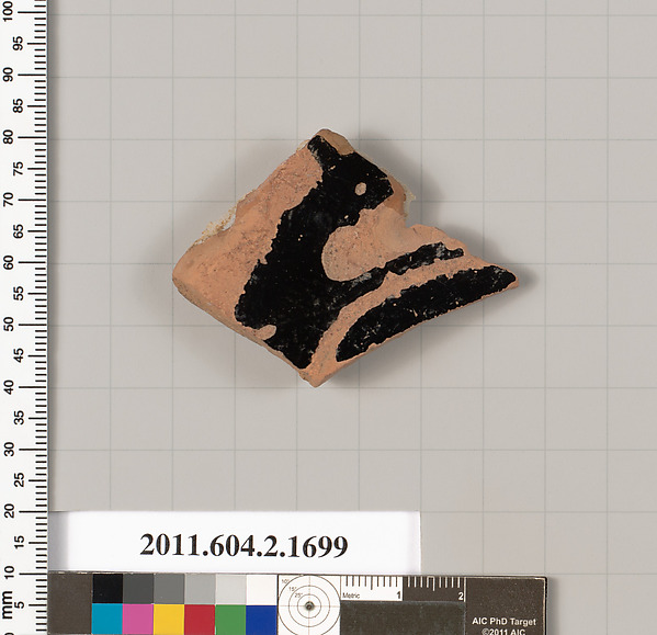 Terracotta fragment of a skyphos (deep drinking cup)