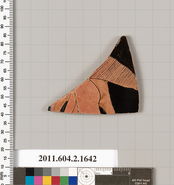 Terracotta fragment of a skyphos (deep drinking cup)