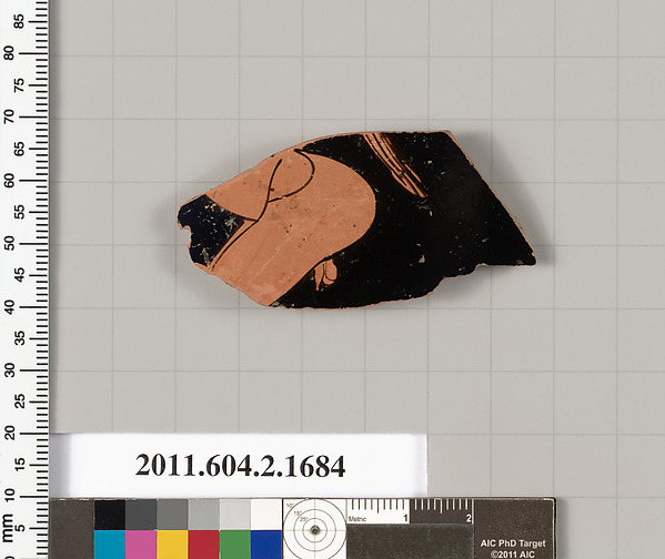 Terracotta fragment of a skyphos (deep drinking cup)