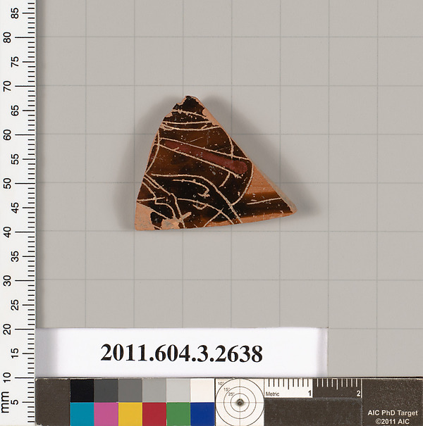 Terracotta fragment of a neck-amphora