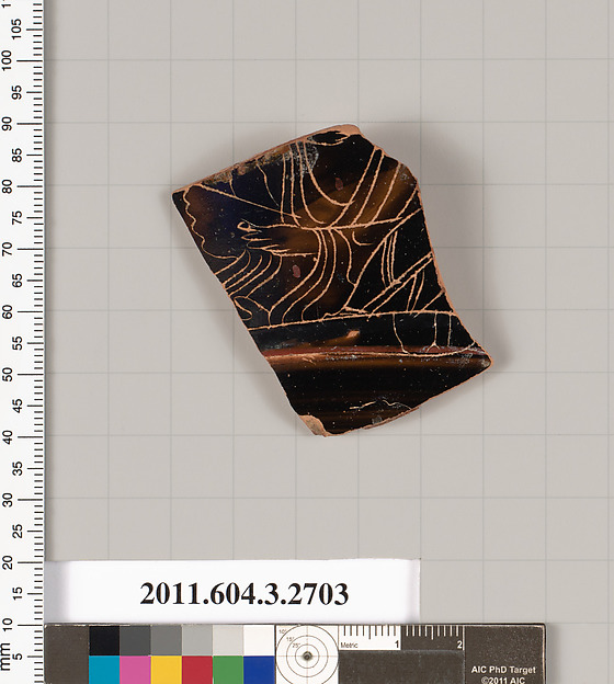 Terracotta fragment of an oinochoe (jug)