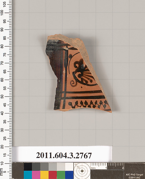 Terracotta fragment of an olpe (jug)