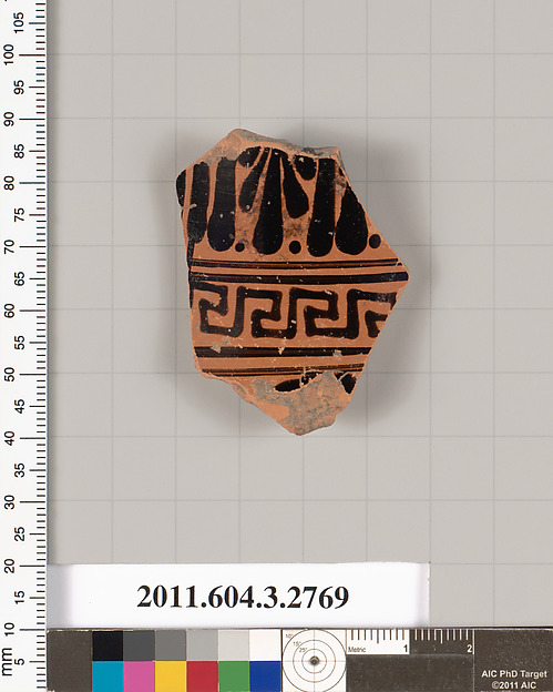Terracotta fragment of an olpe (jug)